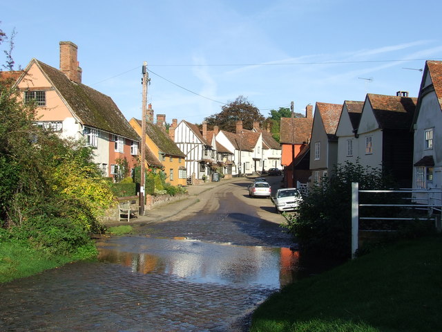 The village of Kersey in Suffolk — one of the strangest timeslip phenomena<br>